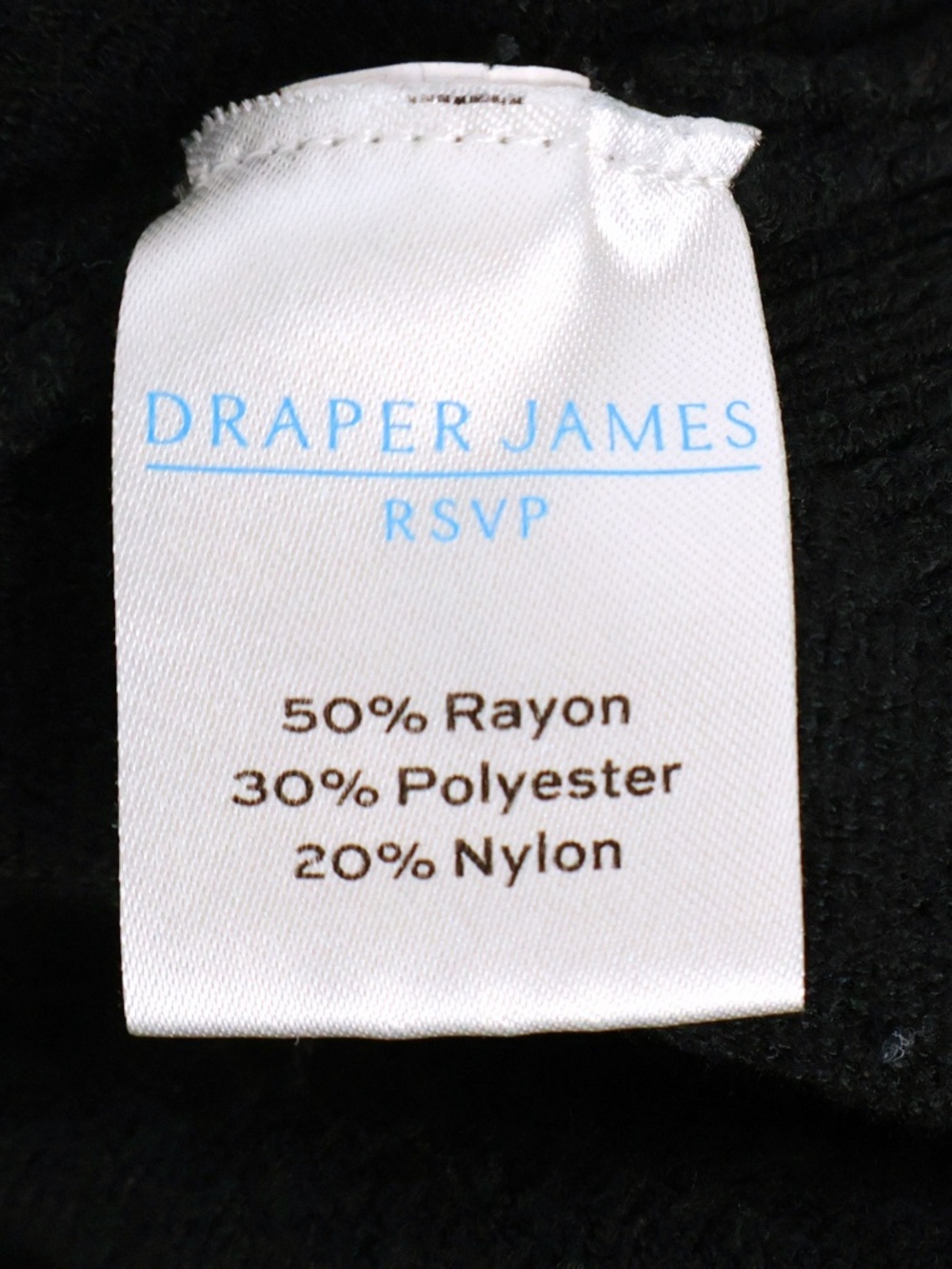 Draper James Black Sweater Large Crystal Embellished Bow Preppy Holiday - Picture 7 of 8